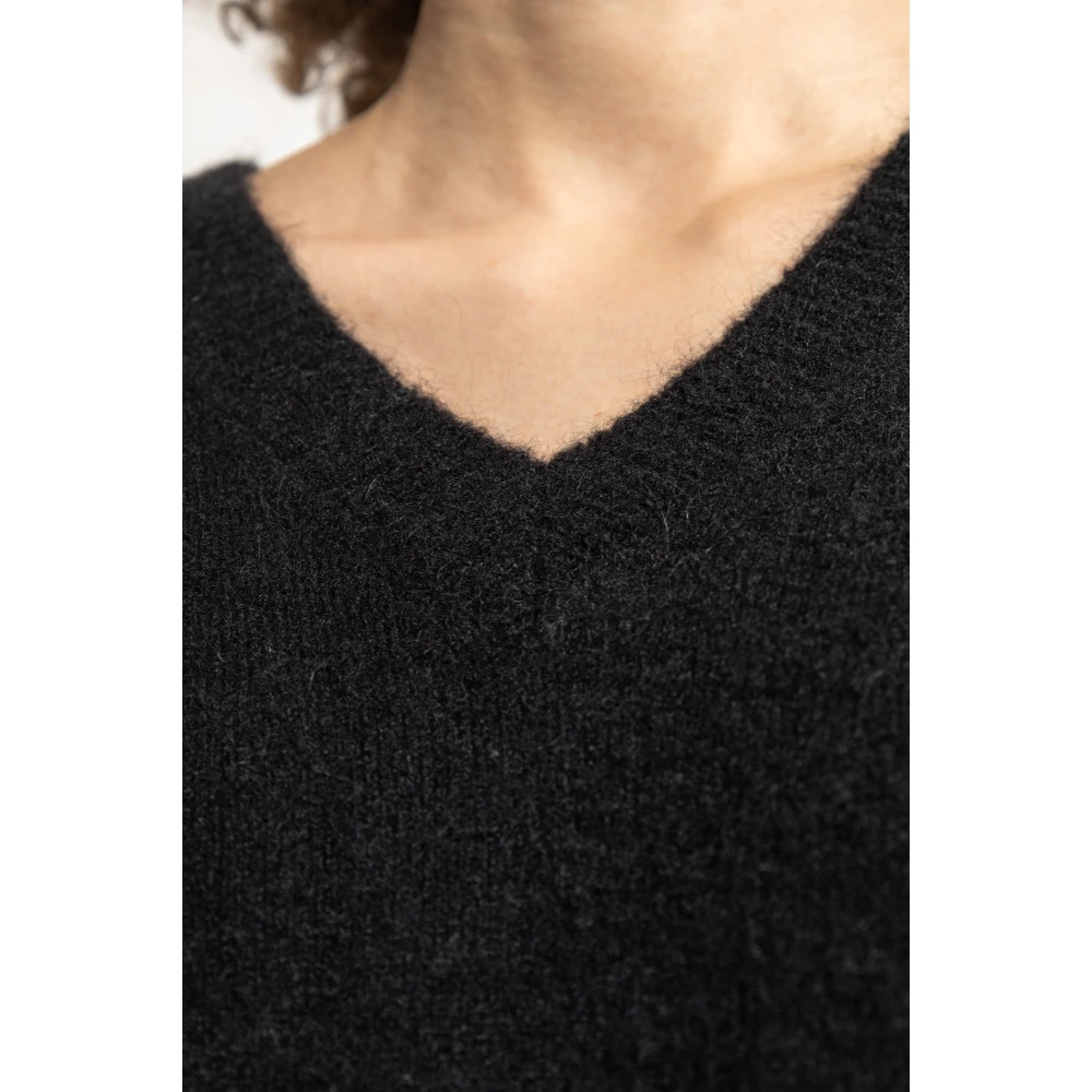 Rick Owens Tommy V-hals Trui Black Dames