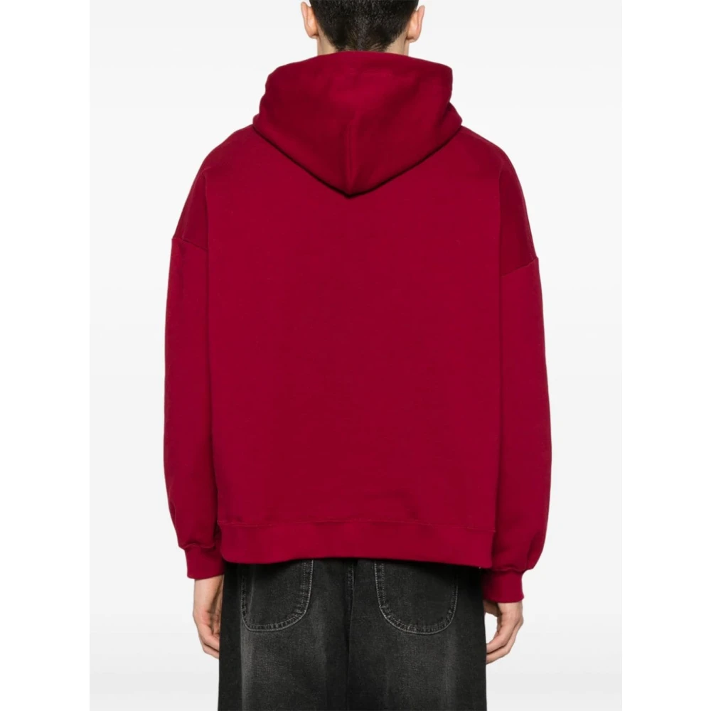 Gcds Bordeaux Sweaters Red Heren