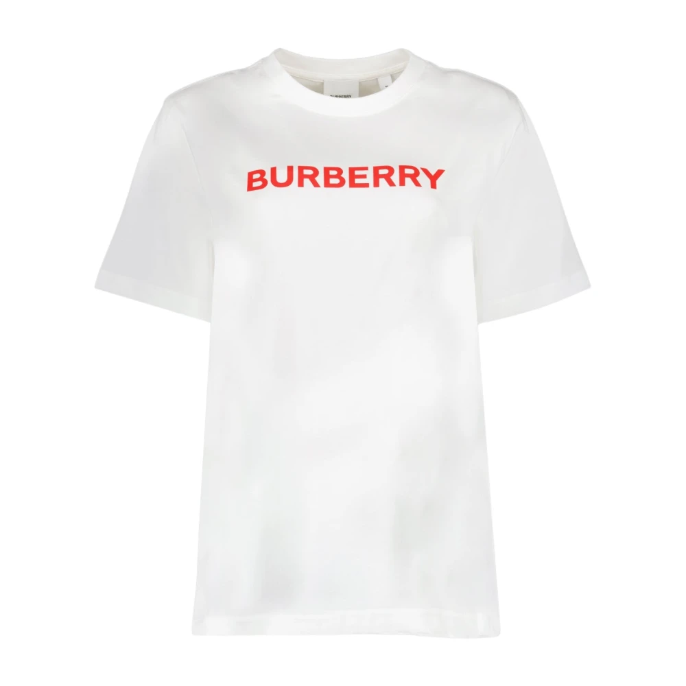 Burberry Logo Print T-Shirt White, Dam