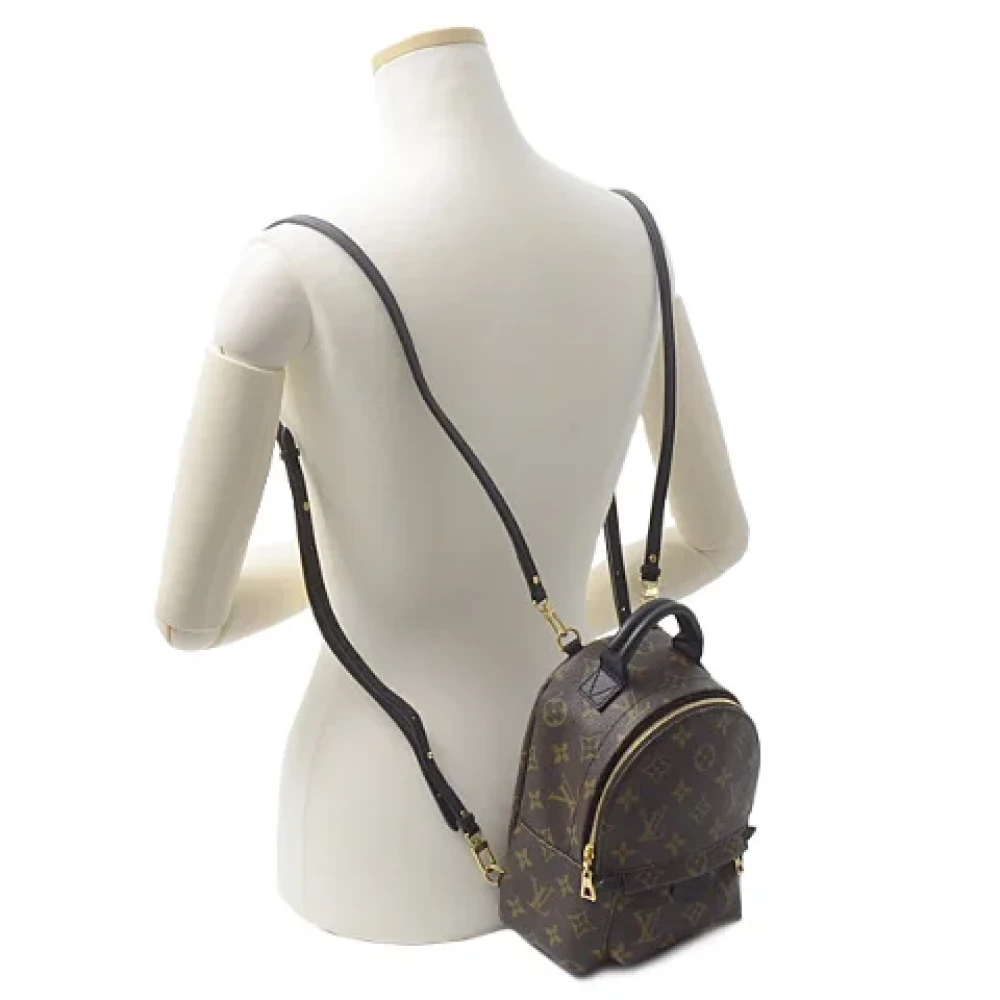 Louis Vuitton Vintage Pre-owned Canvas backpacks Brown Dames