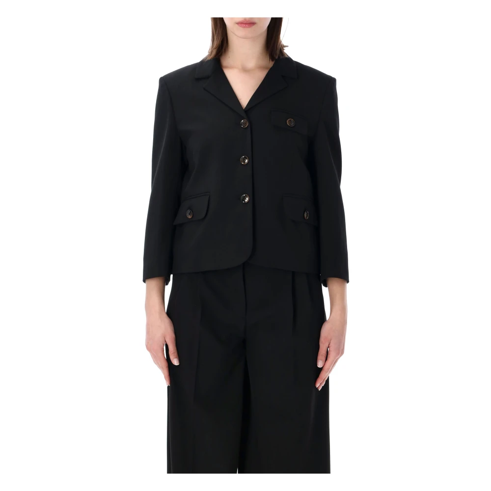 The Garment Black Pisano Fitted Jacket - Female - Blazers - Xs - Jackets