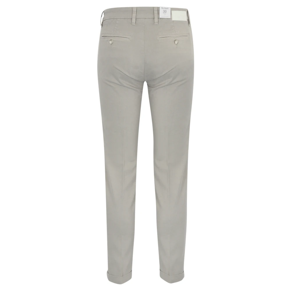 Re-Hash Slim Katoen IJs Grijs Broek Gray Heren
