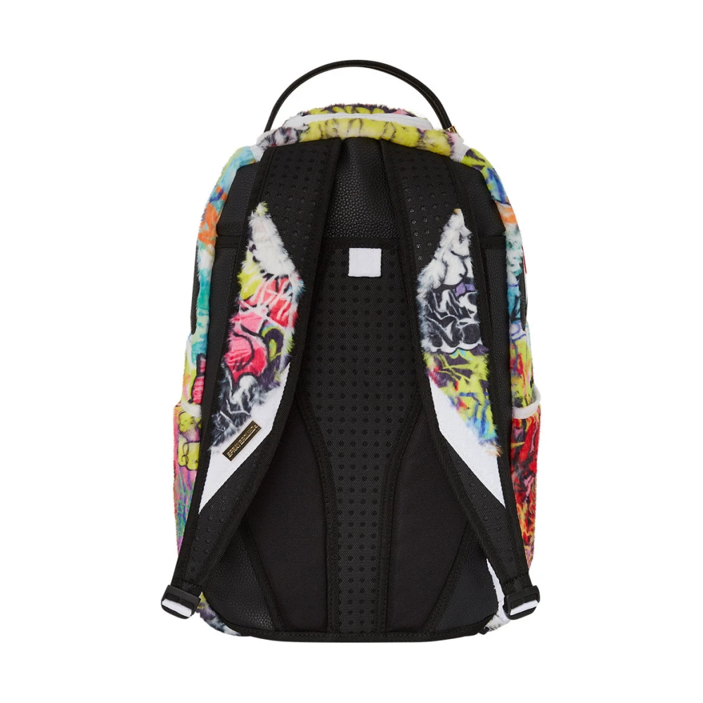 Sprayground Graffiti Faux Fur Multicolor Rugzak Multicolor Unisex