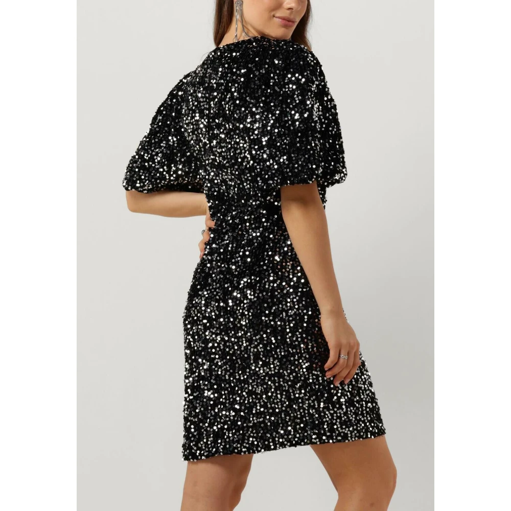 Co'Couture Serenacc Sequin Jurk Black Dames