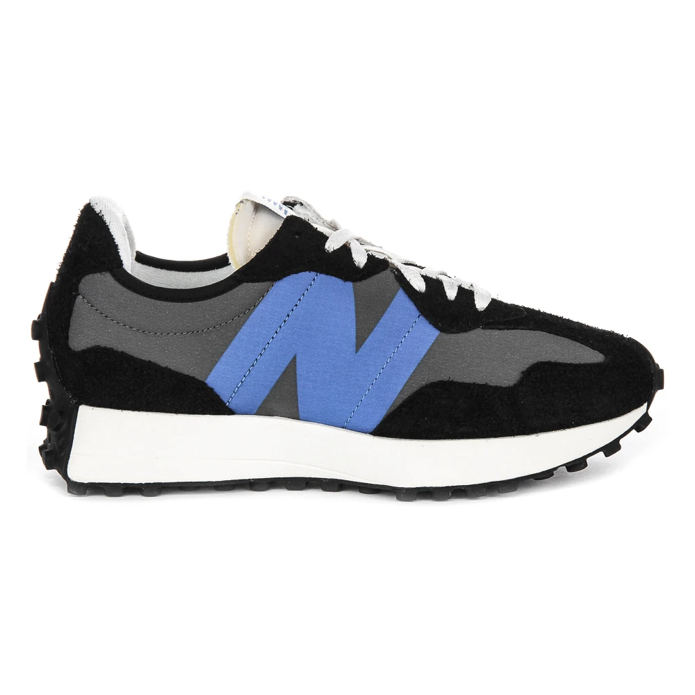 New Balance Men's Multicolor Sneakers, 6 Uk, Retro Style Grey Black Trainers