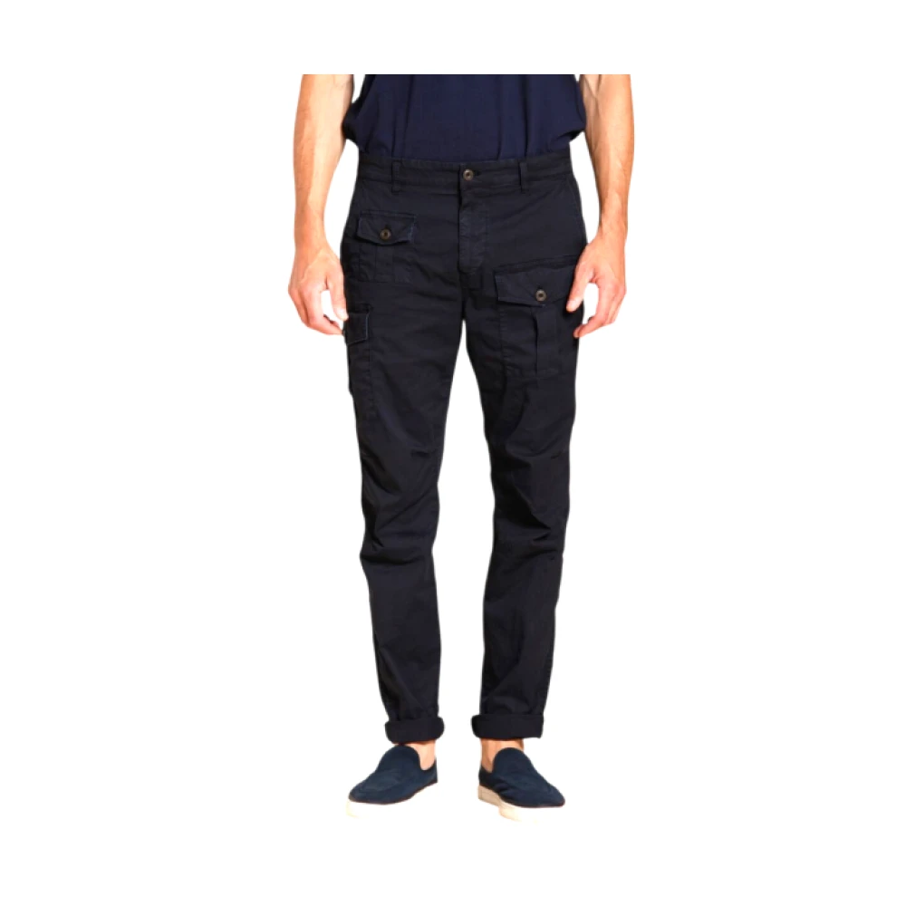 Mason's Mannelijk Blauw George Coolpocket Cargo Broek