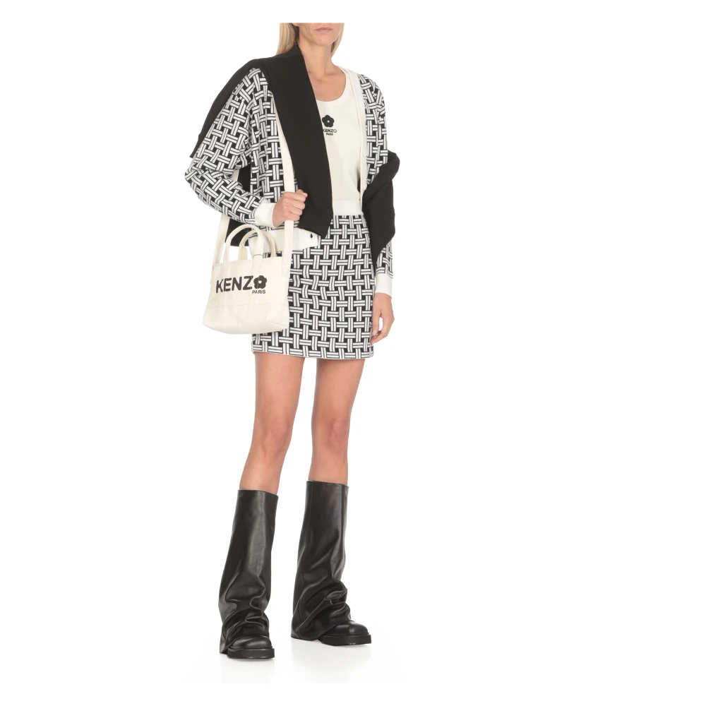 Kenzo Geborduurde witte rok voor vrouwen White Dames