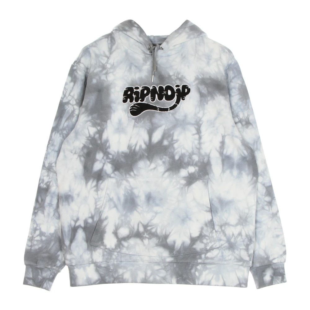 Ripndip Grijze Bliksemwas Hoodie Lange Mouw Gray Heren