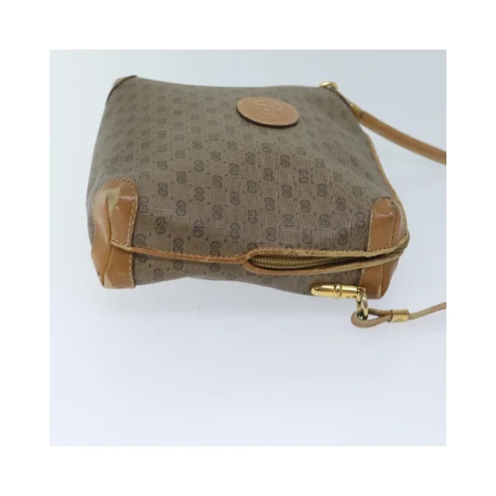 Gucci Vintage Pre-owned Canvas gucci-bags Beige Dames