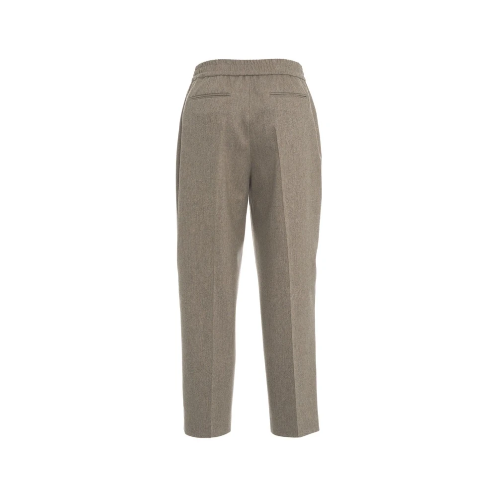 Pt01 Beige Wol Daisy Broek Beige Dames