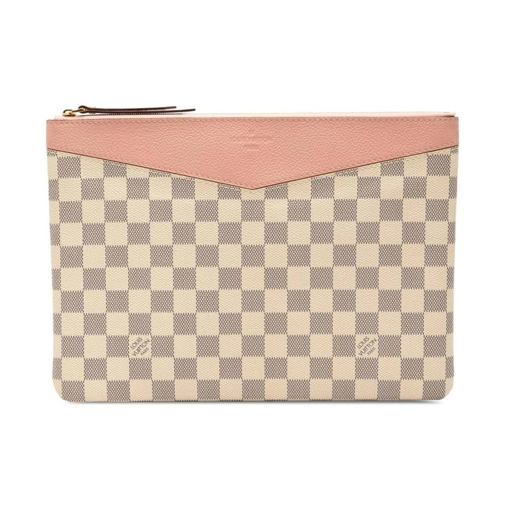 Louis Vuitton Vintage Women's Beige Pre-Owned Cosmetic Pouch
