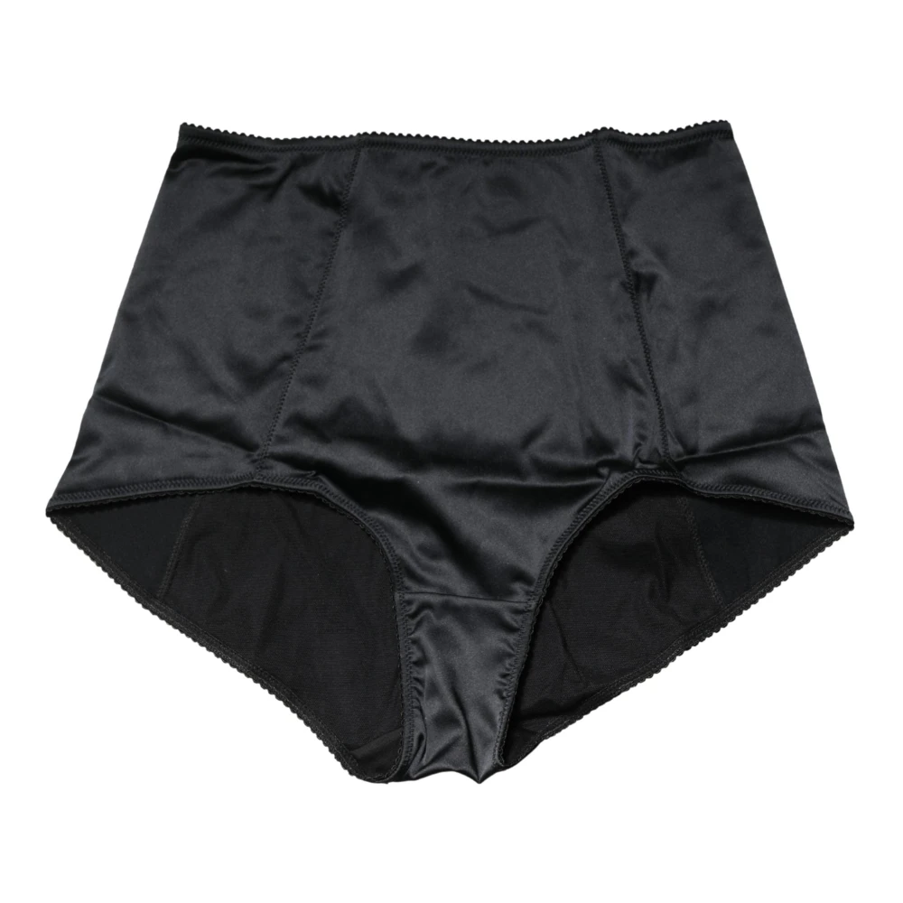 Dolce & Gabbana Women's Black High Waist Girdle - Underpants - S - Underwear