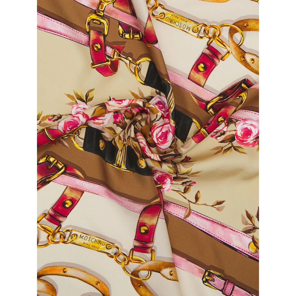 Moschino Stijlvolle Sjaal voor Modieuze Looks Multicolor Dames