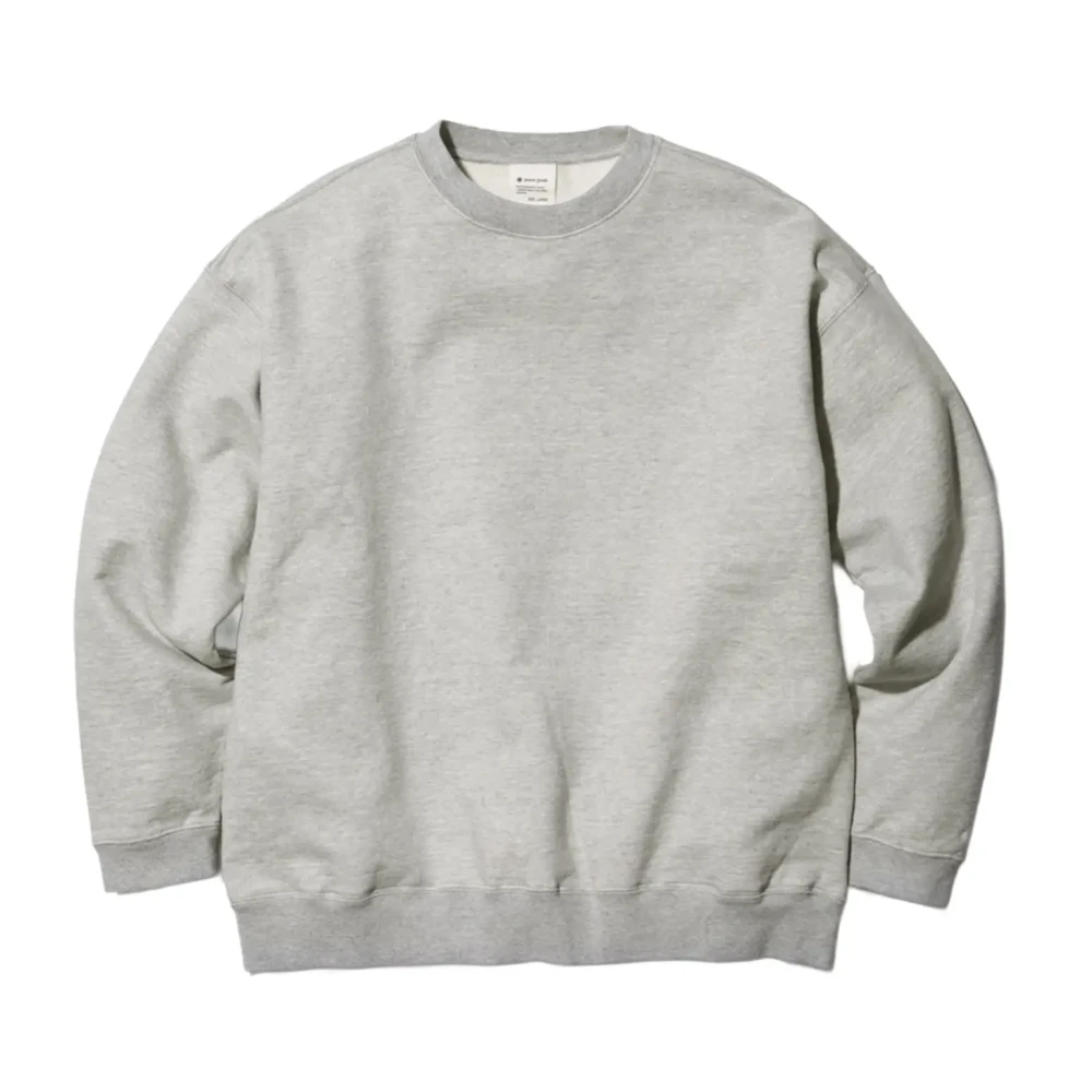 Snow Peak Gray Sweatshirts, Male, M, Cotton Pullover