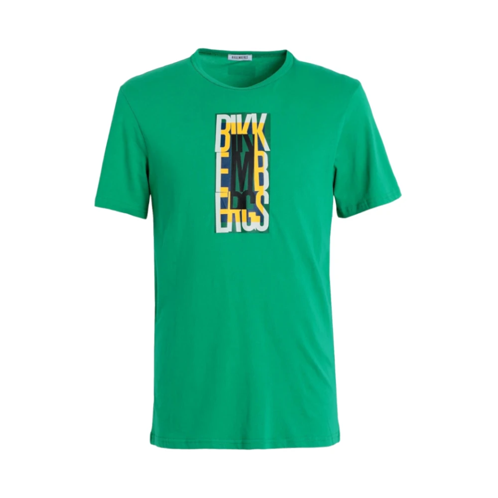 Bikkembergs Men's Green T-Shirt - T-Shirts - S - Tops