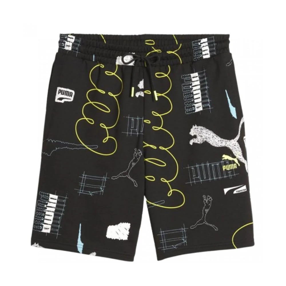 Puma Katoenen Heren Shorts Comfortabele Casual Stijl Black Heren