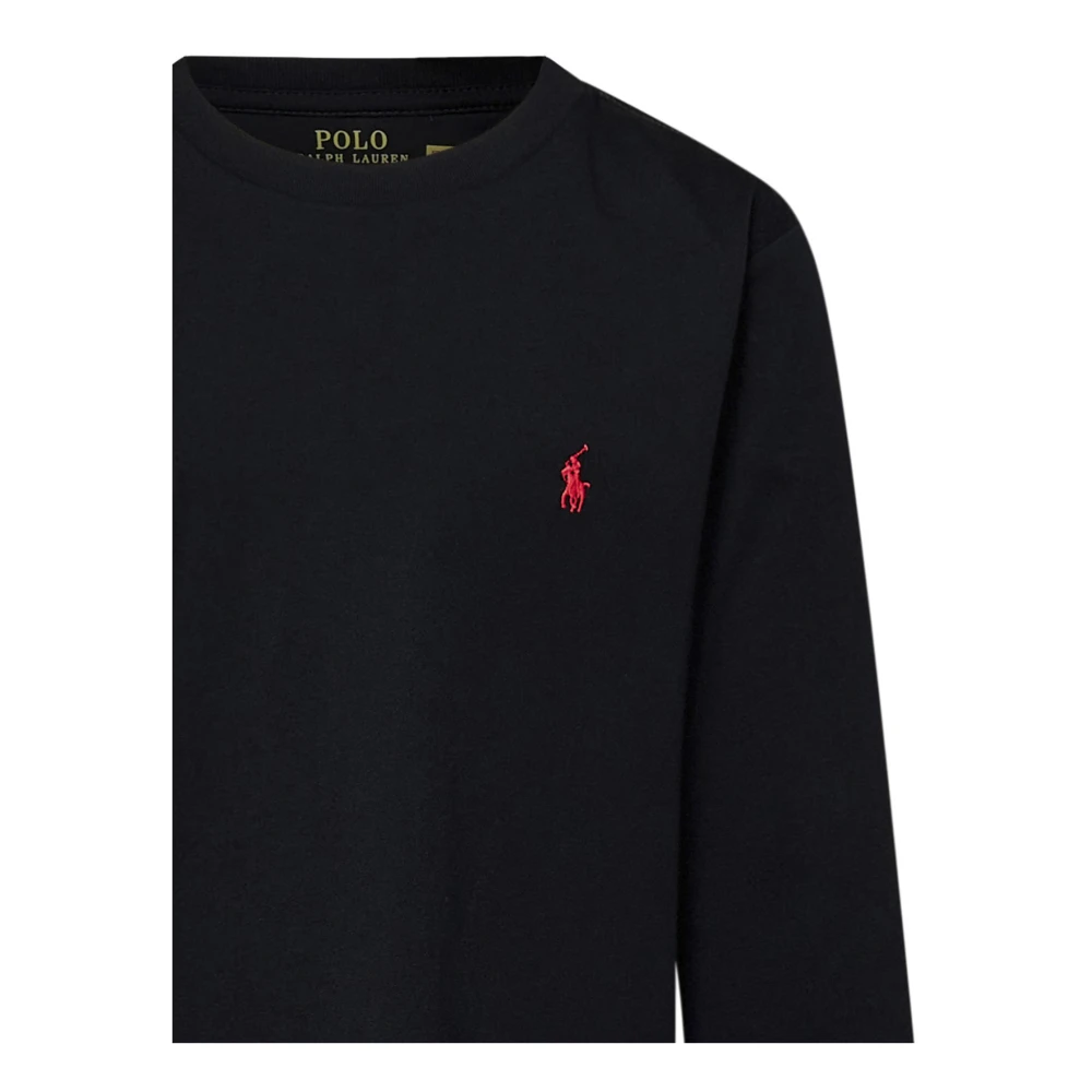 Polo Ralph Lauren Zwarte T-shirts en Polos met Logo Black Heren