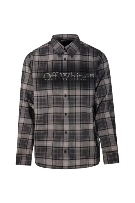 Spray Book Check Flannel Shirt
