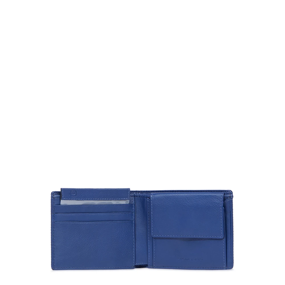 Piquadro Unisex Blauw Accessoires One Size, Polyester, S137 Wallet