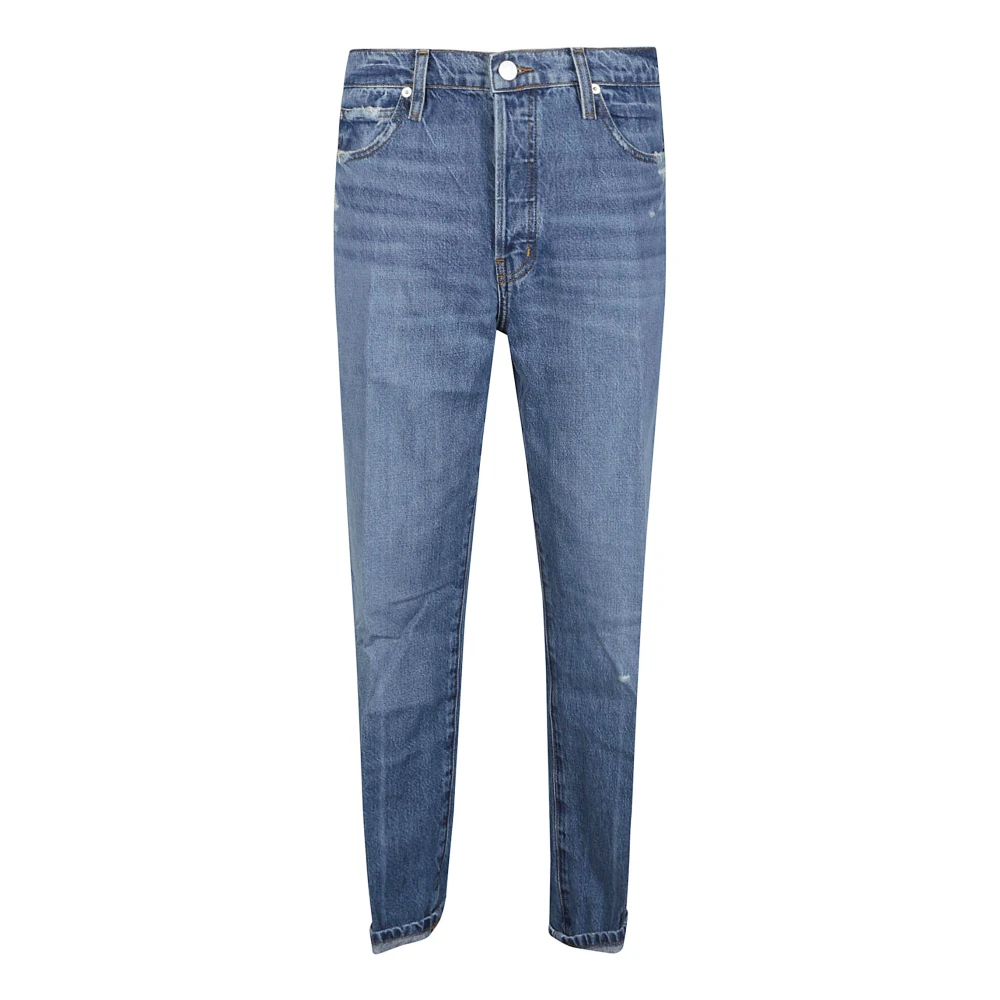 Frame Slim-fit Jeans Blue Dames