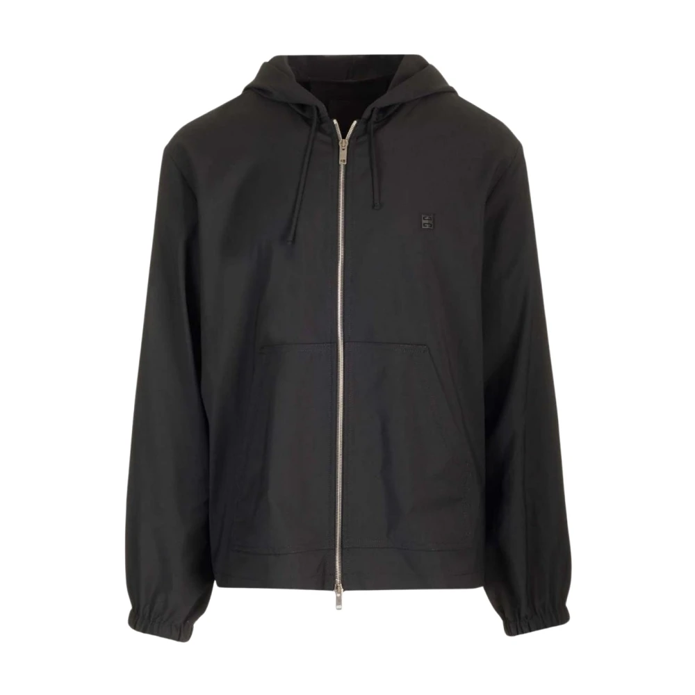 Givenchy Men's Black Zip-Up Hoodie Jacket