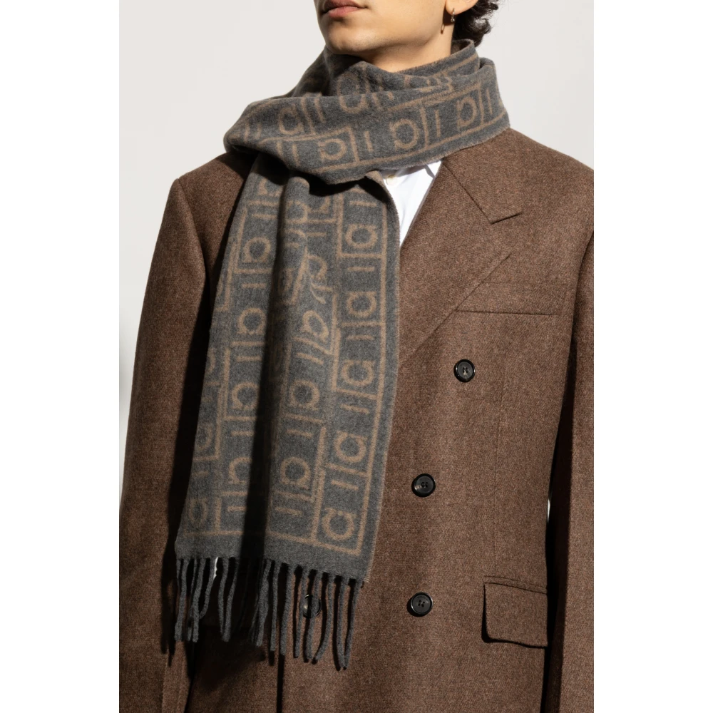 Salvatore Ferragamo Kasjmier sjaal Gray Heren