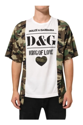 Logo Camouflage Crew Neck T-shirt