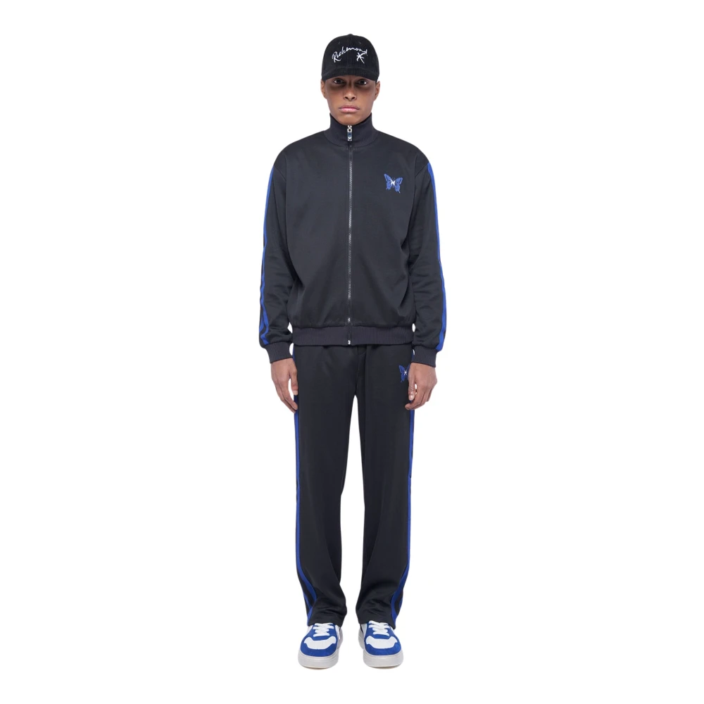 John Richmond Ritssluiting Logo Sweatshirt Contrast Richmond X Black Heren