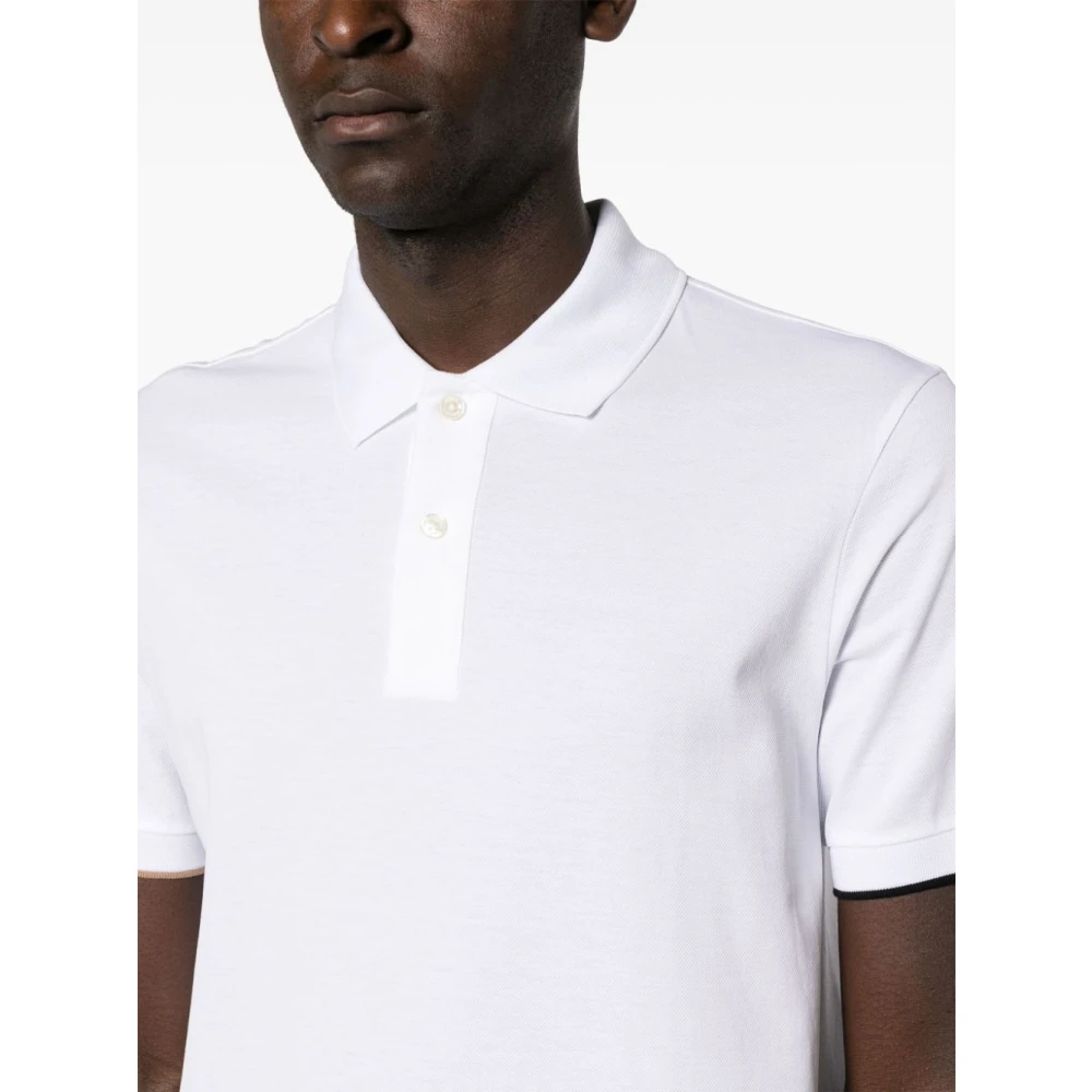 Hugo Boss Klassiek Jersey Shirt White Heren