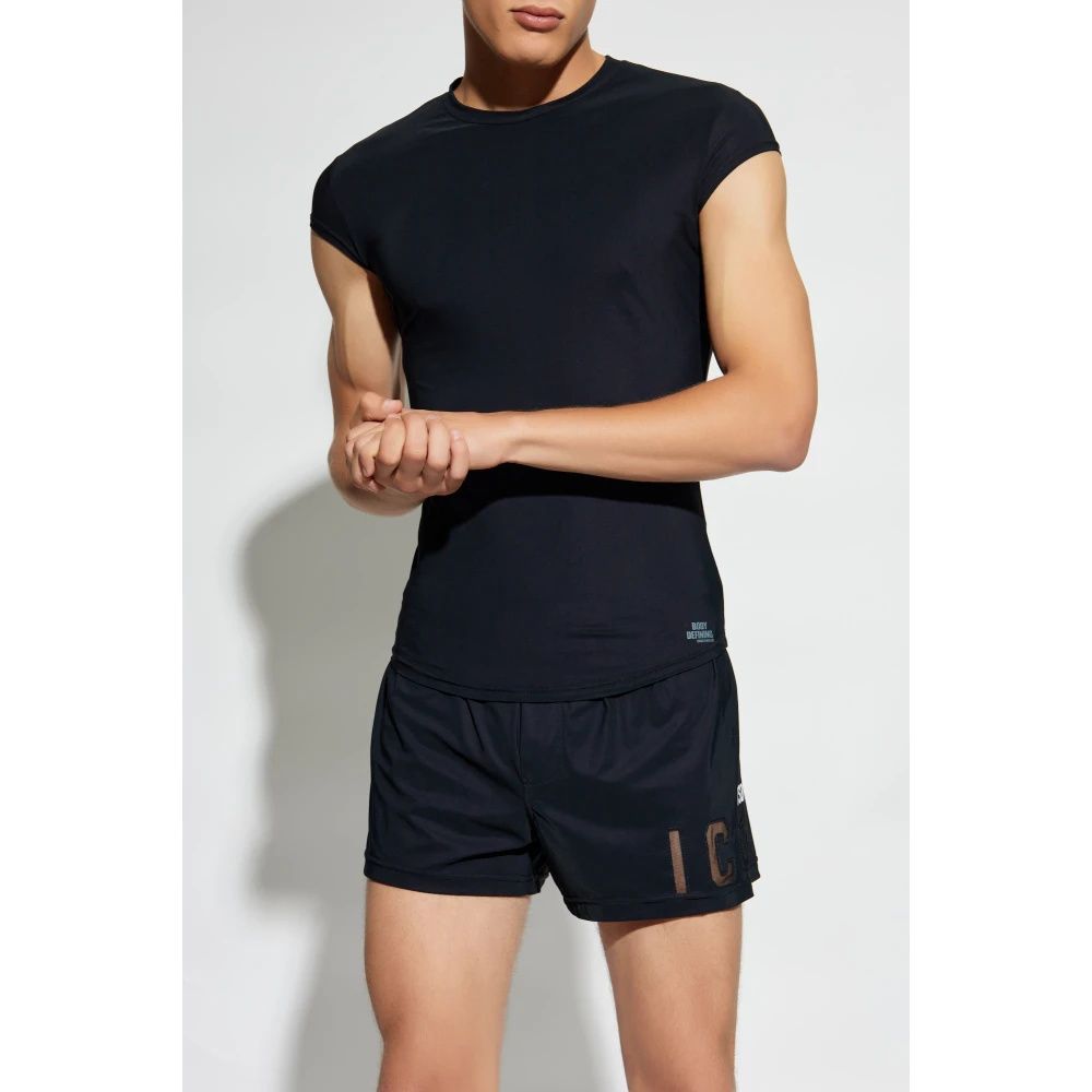 Dsquared2 T-shirt uit de 'Underwear' collectie Black Heren
