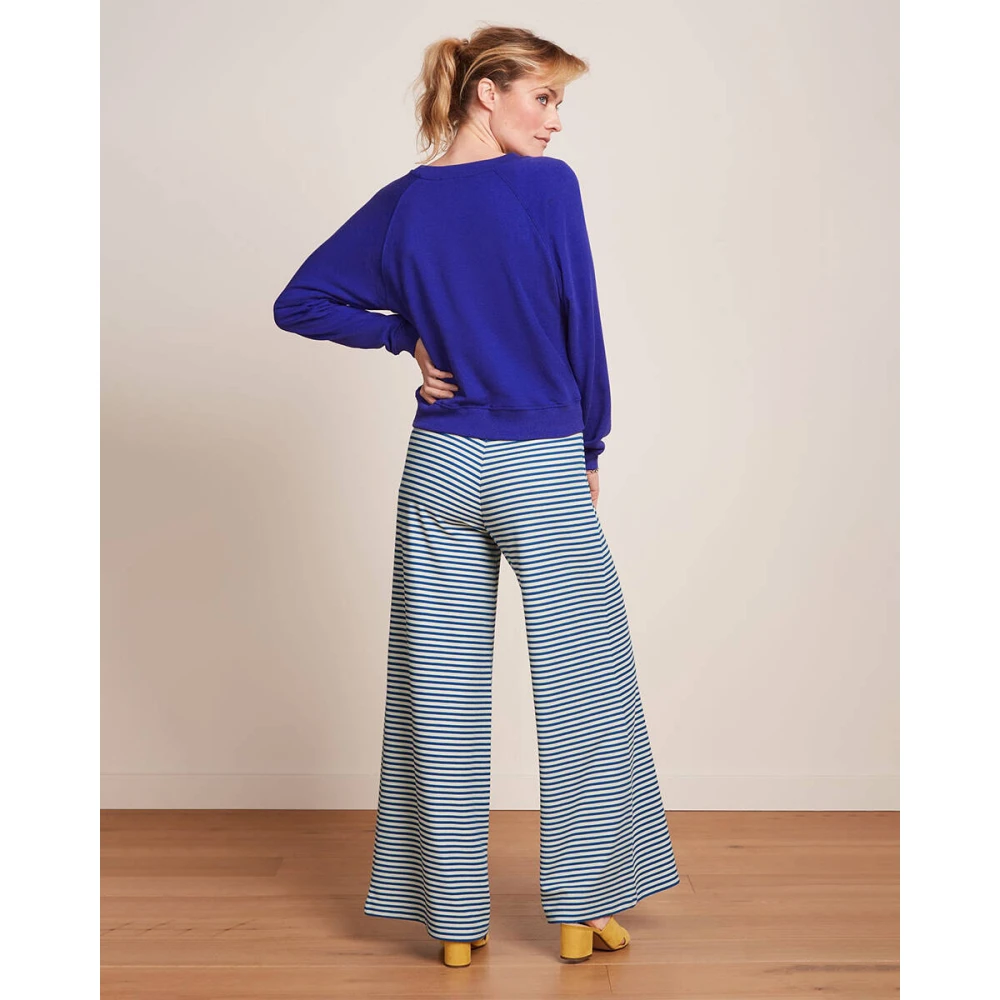 king louie Febe Sweater Peachy Blue Dames