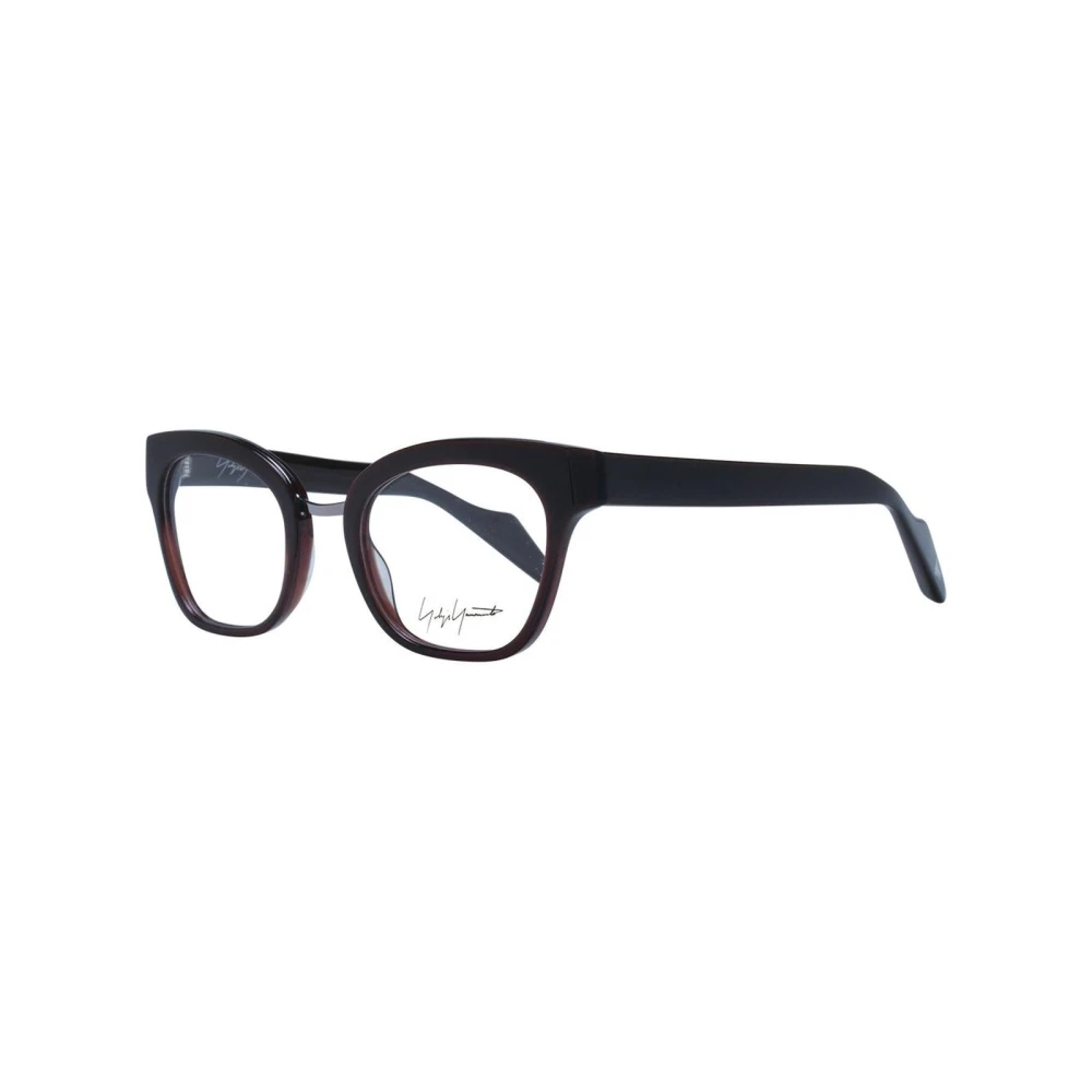 Yohji Yamamoto Unisex Brown Butterfly Style Optical Frames - Glasses - One Size - Accessories