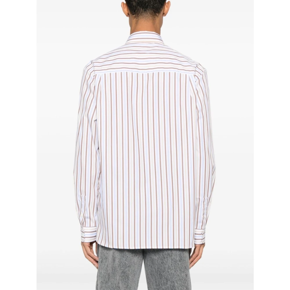 A.p.c. Biologisch Katoenen Overhemd Multicolor Heren