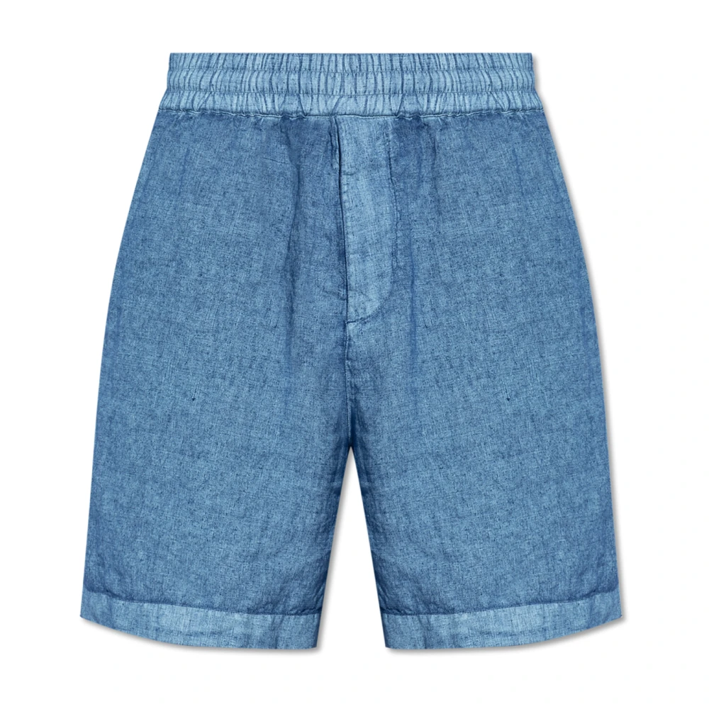 Burberry Linnen shorts Blue Heren