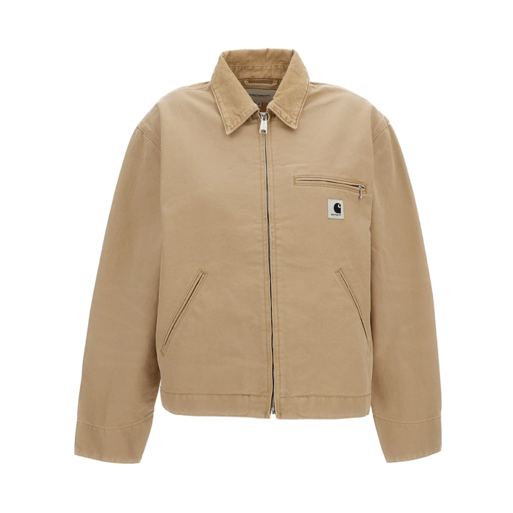 Carhartt Wip Women's Beige Dearborn Jacket - Light Jackets - S - Jackets