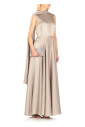 silver-sleeveless-dress-with-rear-zip
