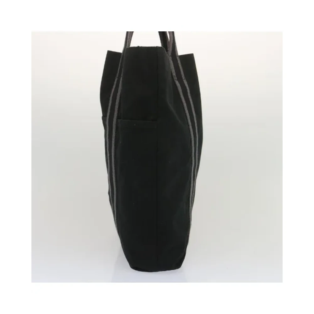 Hermès Vintage Pre-owned Cotton totes Black Dames