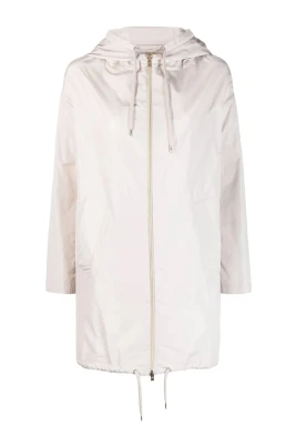 Techno Taffeta Parka Coat