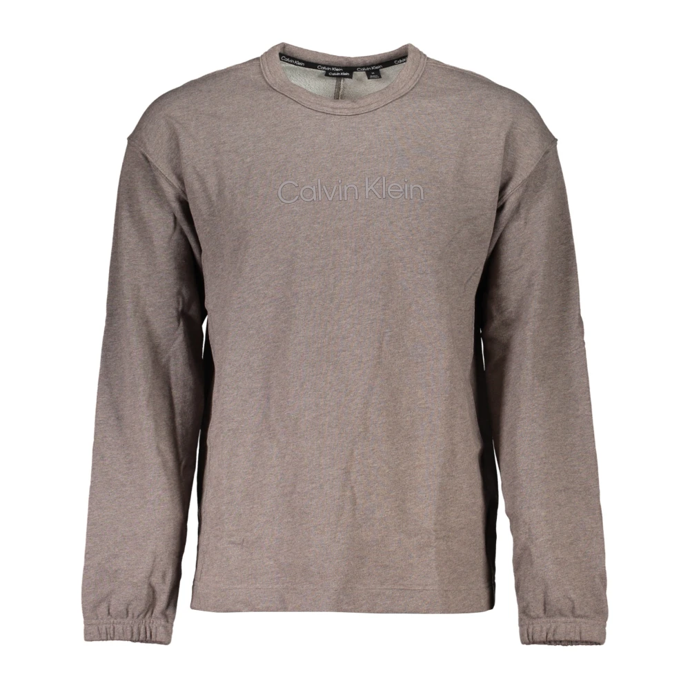 Calvin Klein Bruine hoodie met logoprint Brown Heren