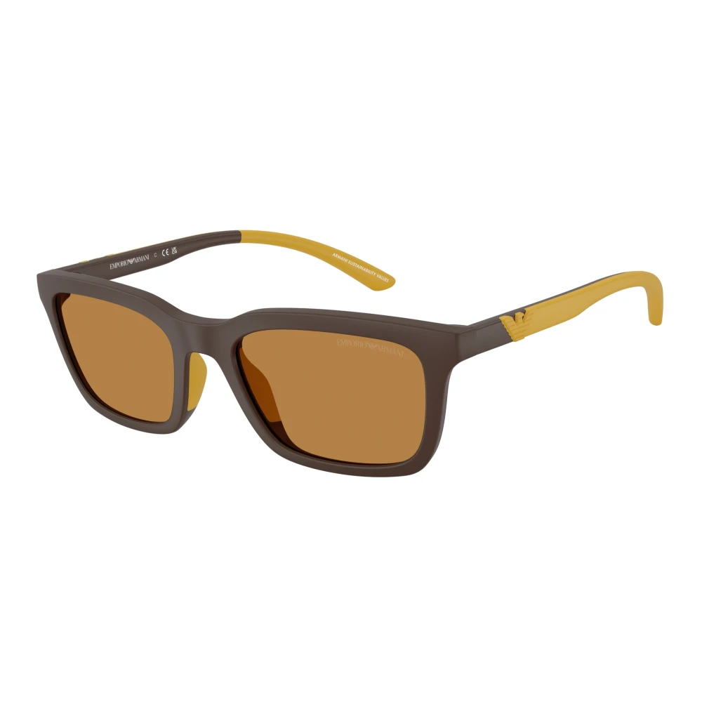 Emporio Armani Men's Brown Stylish Sunglasses Ea4249u - Sunglasses - 55 Mm - Accessories