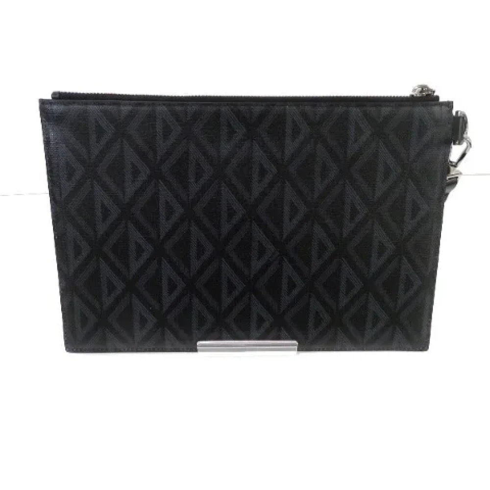 Dior Vintage Pre-owned Canvas dior-bags Black Heren