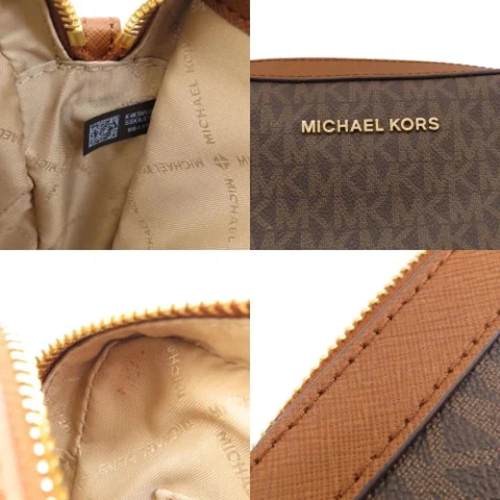 Michael Kors Pre-owned Canvas shoulder-bags Brown Dames