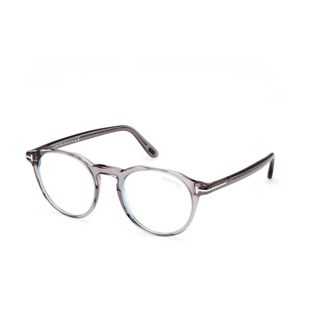 Tom Ford Men's Gray Glasses, 49 Mm, Stylish Acetate Glasses