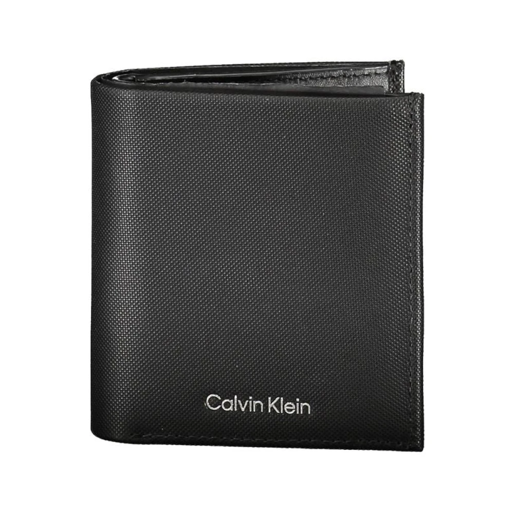 Calvin Klein Elegante Leren Rfid Portemonnee Black Heren