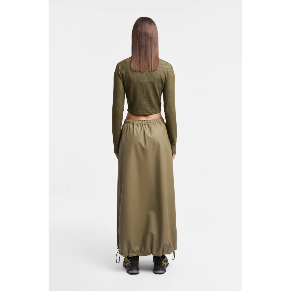 Stutterheim Waterdichte Maxi Rok Green Dames