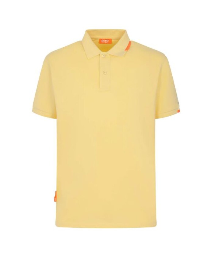 polo-jaune-en-coton-avec-logo