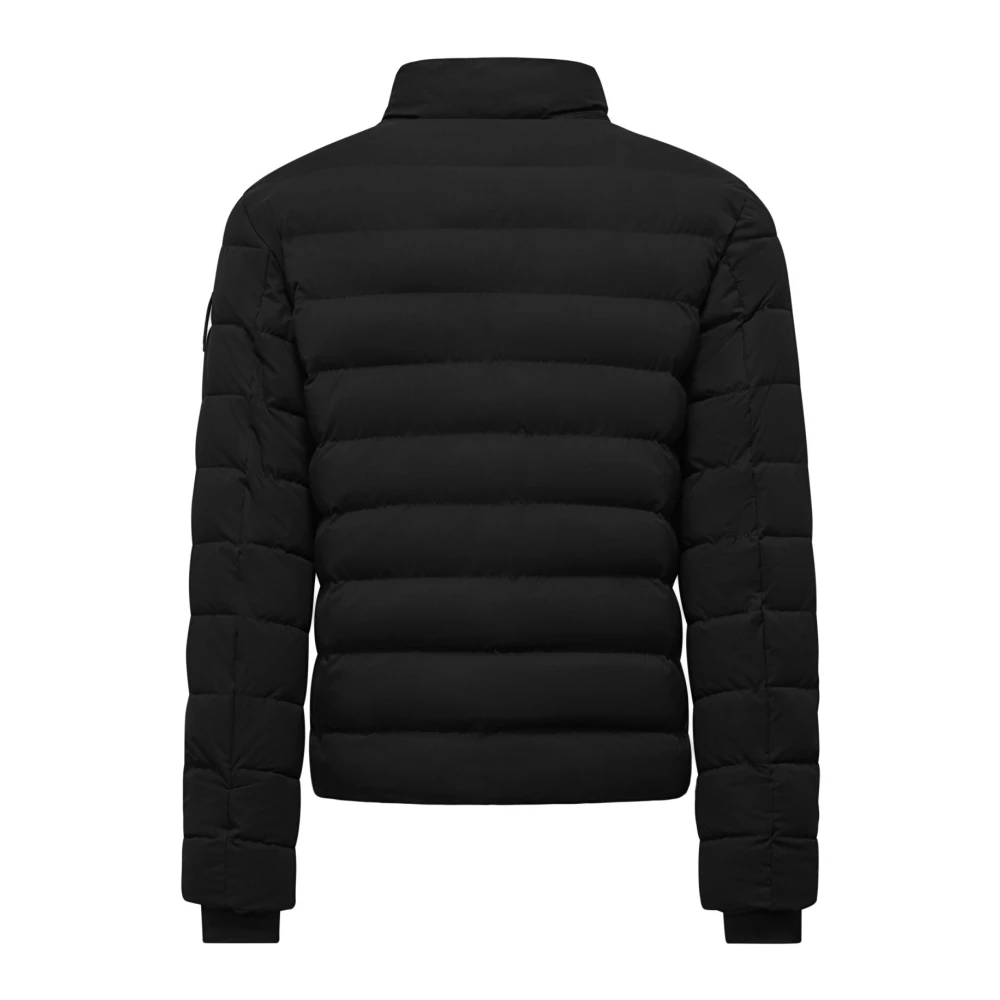 BomBoogie Stretch Donsjas met Opstaande Kraag Black Heren