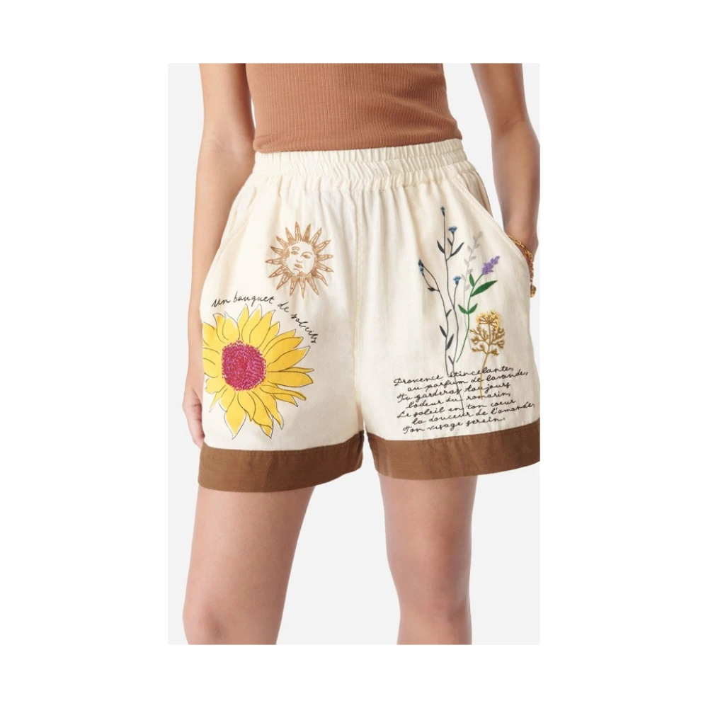 Vanessa Bruno Provence Capsule Shorts met Provençaalse Motieven Multicolor Dames