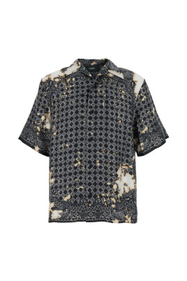 chemise-de-bowling-bandana-grise
