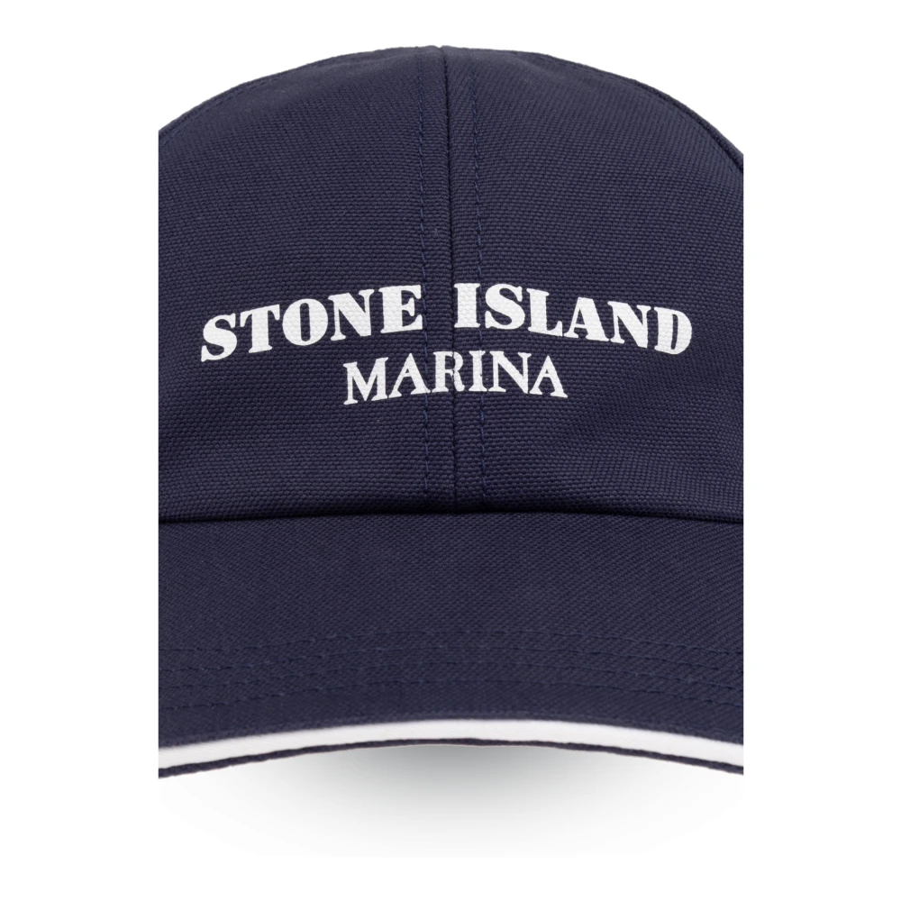 Stone Island Marina collectie baseballpet Blue Heren